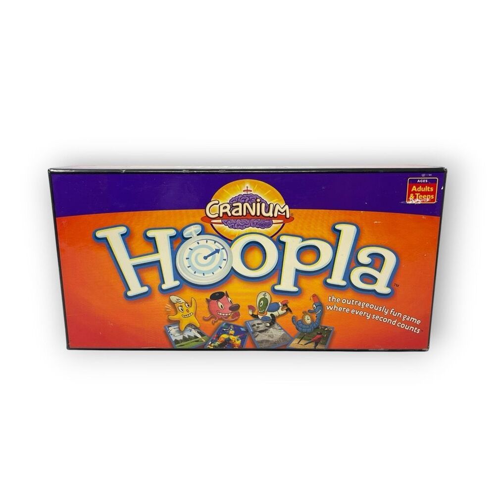 Hasbro Hoopla Card Game by Cranium 2004 100% Complete Preowned